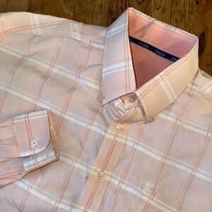 Cinch XXL Western Button Down Shirt Pink Long Sleeve